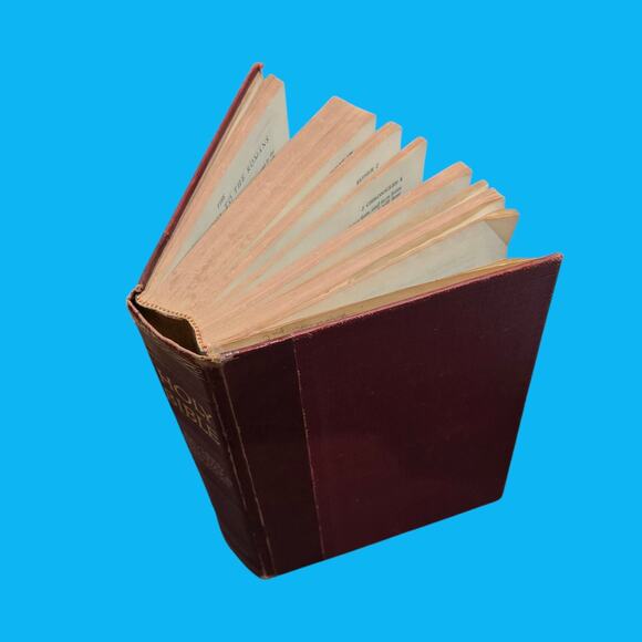 Vintage Holy Bible Revised Standard Old & New Testament 1952 Red Cover T. Nelson - Picture 5 of 16